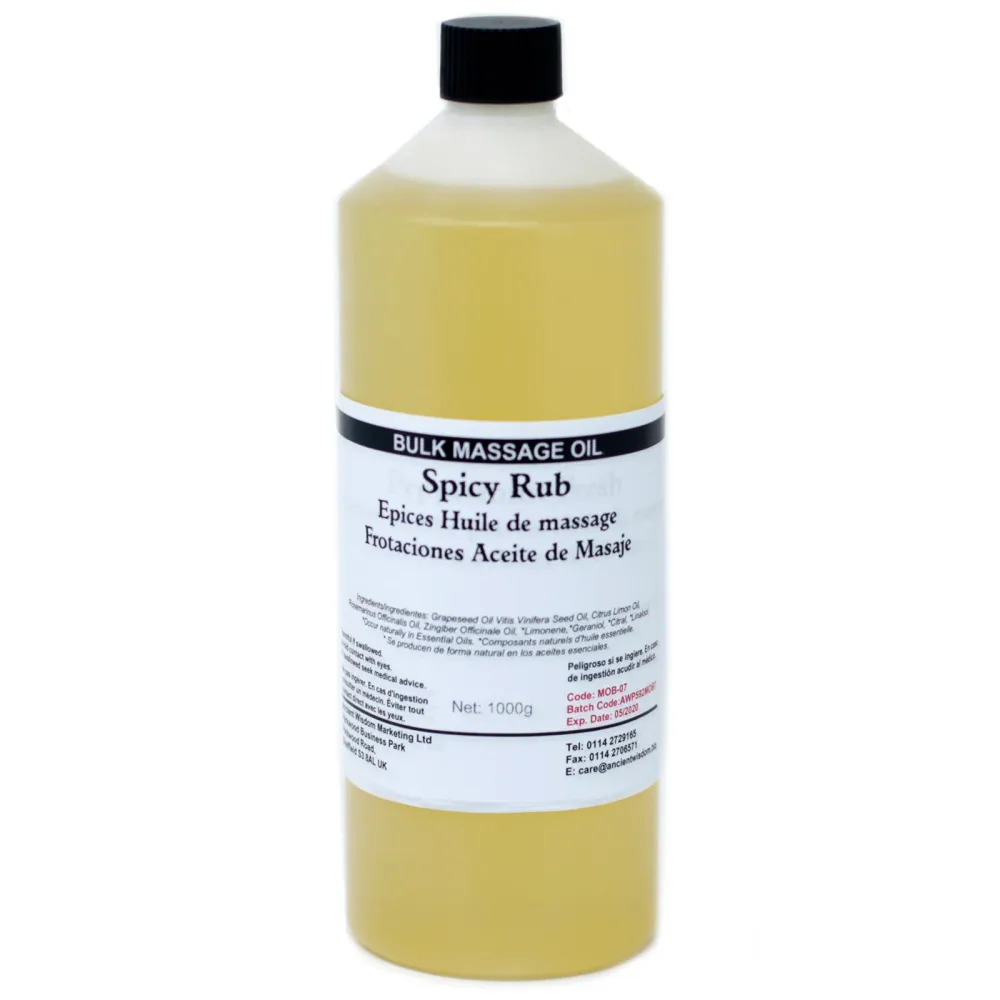 Ulje za masažu začinjeni utrljavanje 1kg