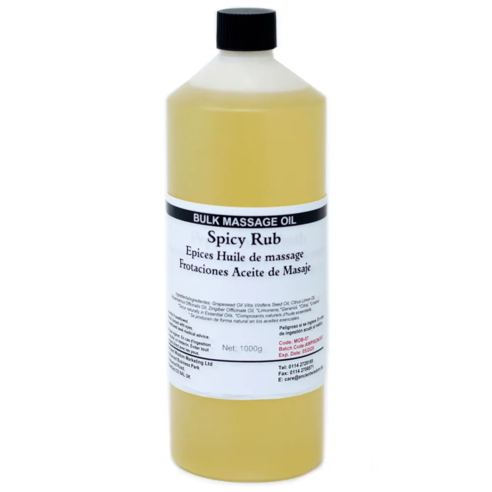 Ulje za masažu začinjeni utrljavanje 1kg
