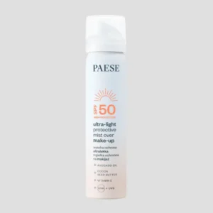 Ultralaka zaštitna magla za šminku sa kremom za sunčanje SPF50 Paese