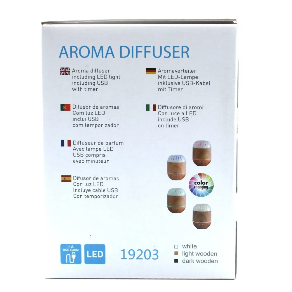 Ultrazvučni difuzor eteričnih ulja, USB 120ml tajmer