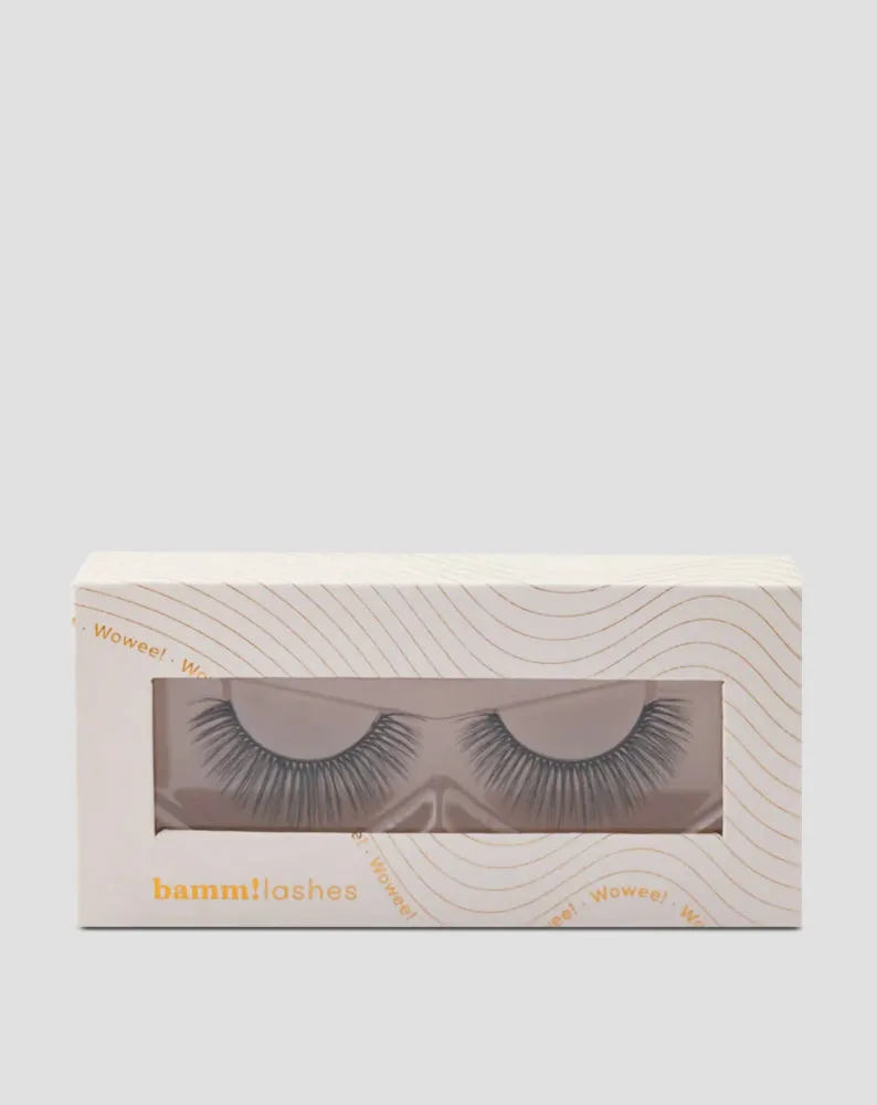 Umjetne trepavice na 2D traci za višekratnu upotrebu, lako se postavljaju Wowee! Bamm!Lashes