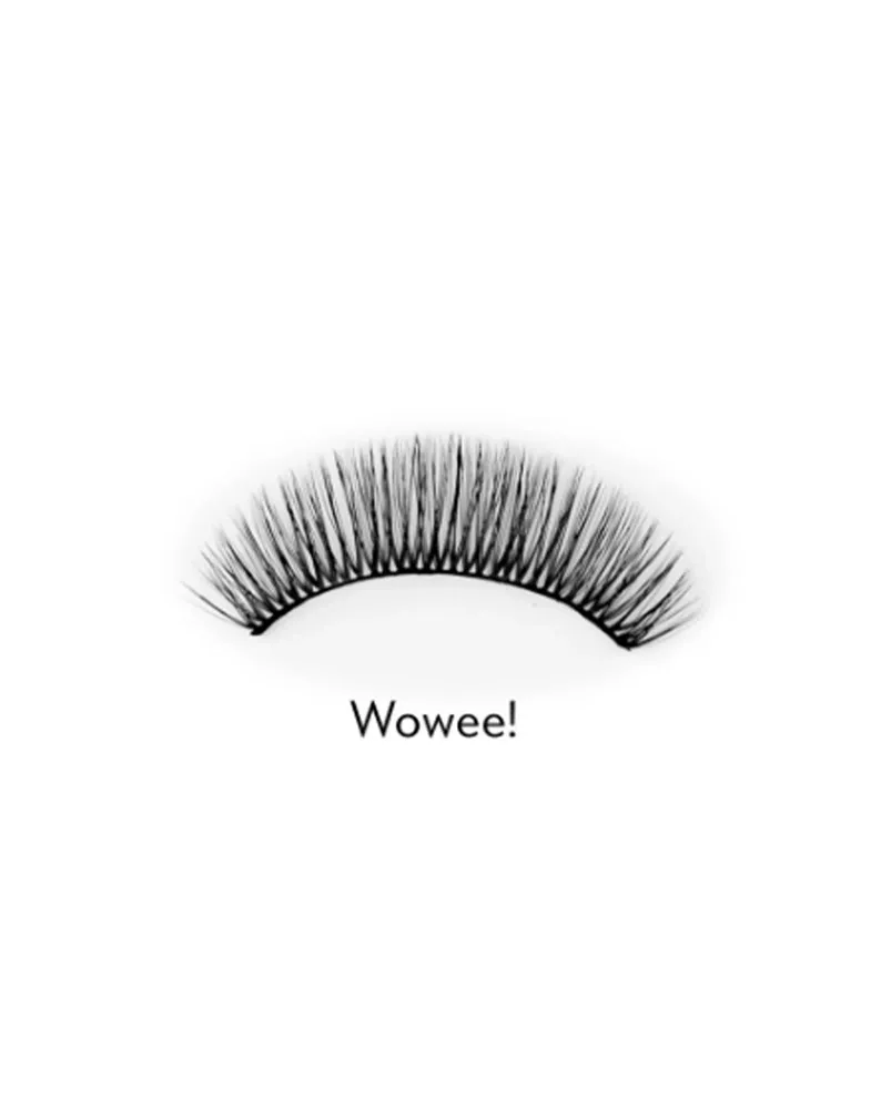 Umjetne trepavice na 2D traci za višekratnu upotrebu, lako se postavljaju Wowee! Bamm!Lashes