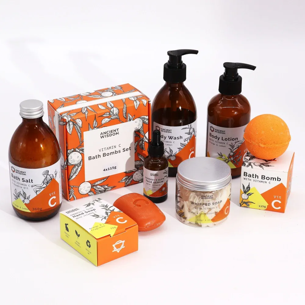 Vitamin C kupke bombe aromaterapijski set od 4