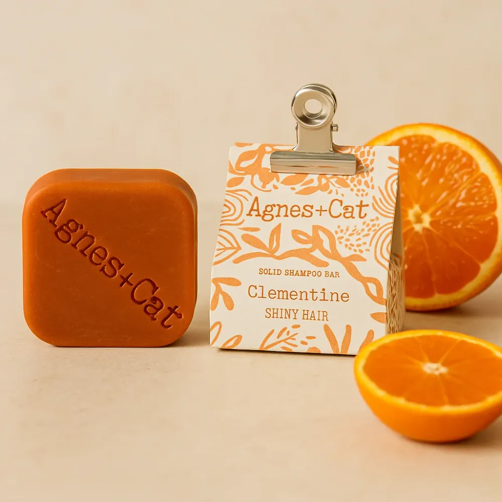 Čvrsti šampon u ploči Clementine Agnes+Cat