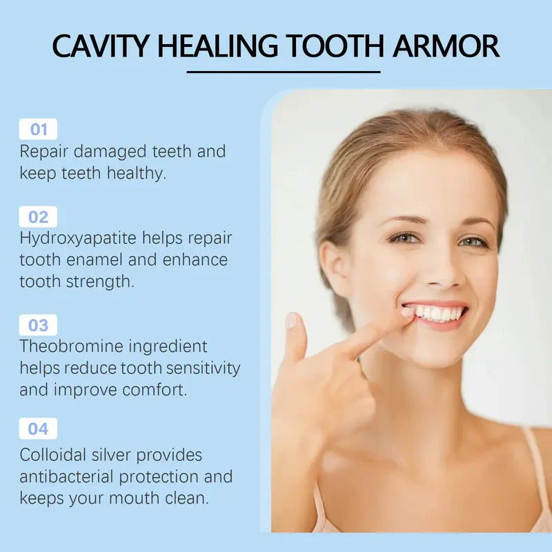 YaGoo™ Fluoride-Free Hydroxyapatite Tooth Armor Drops & Enamel Repair, Whitening & Fresh Breath