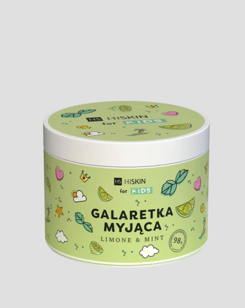 Zelene žele slatka limeta HiSkin Kids gel za umivanje za dječje kupke