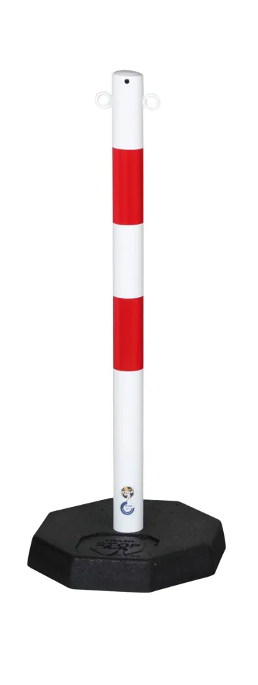 Flexibarrier Stupić s lancem Set s kolicima (Crvena/Bijela)