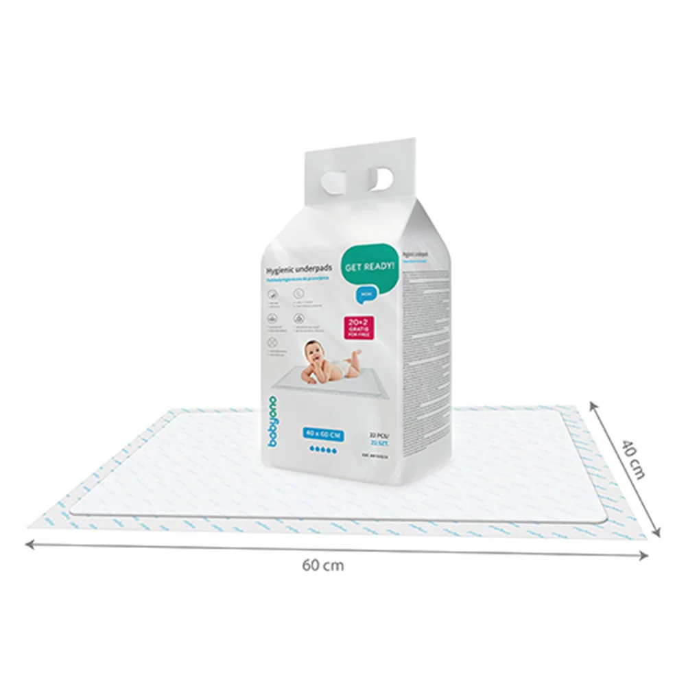 BabyOno Podloga za prematanje 20 kom 40x60 cm + 2 kom gratis