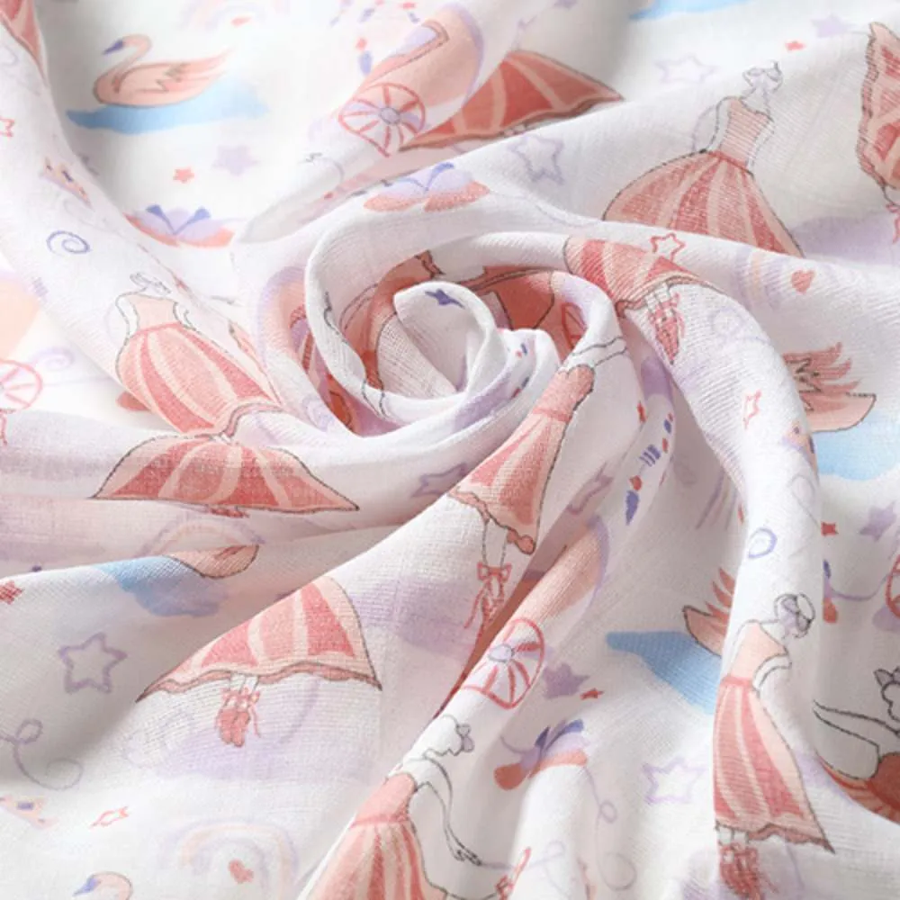 BabyOno Tetra pelene Muslin Balerina, boja breskve