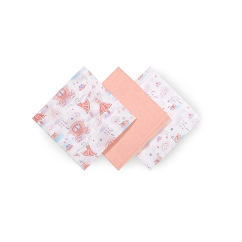 BabyOno Tetra pelene Muslin Balerina, boja breskve