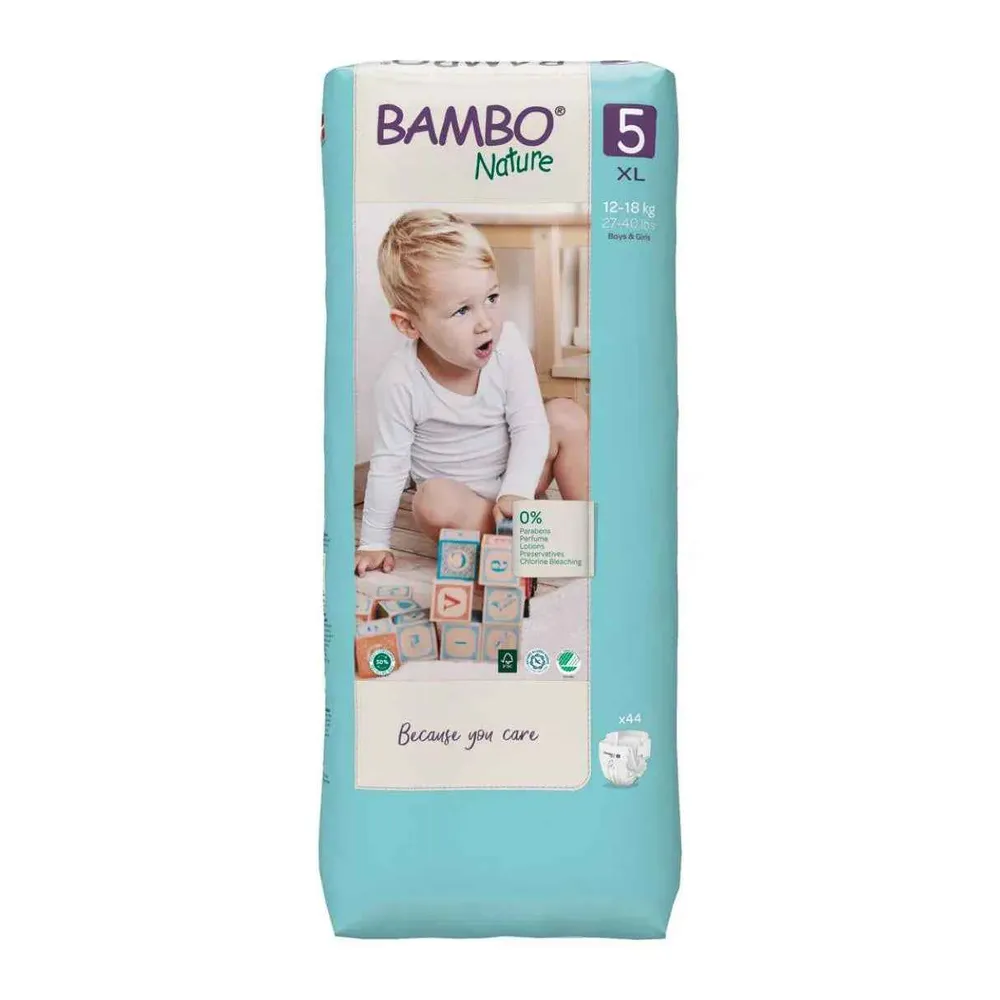 Bambo Nature® Hlačne Pelene Junior Size 5 (12-18 kg) 44 kom