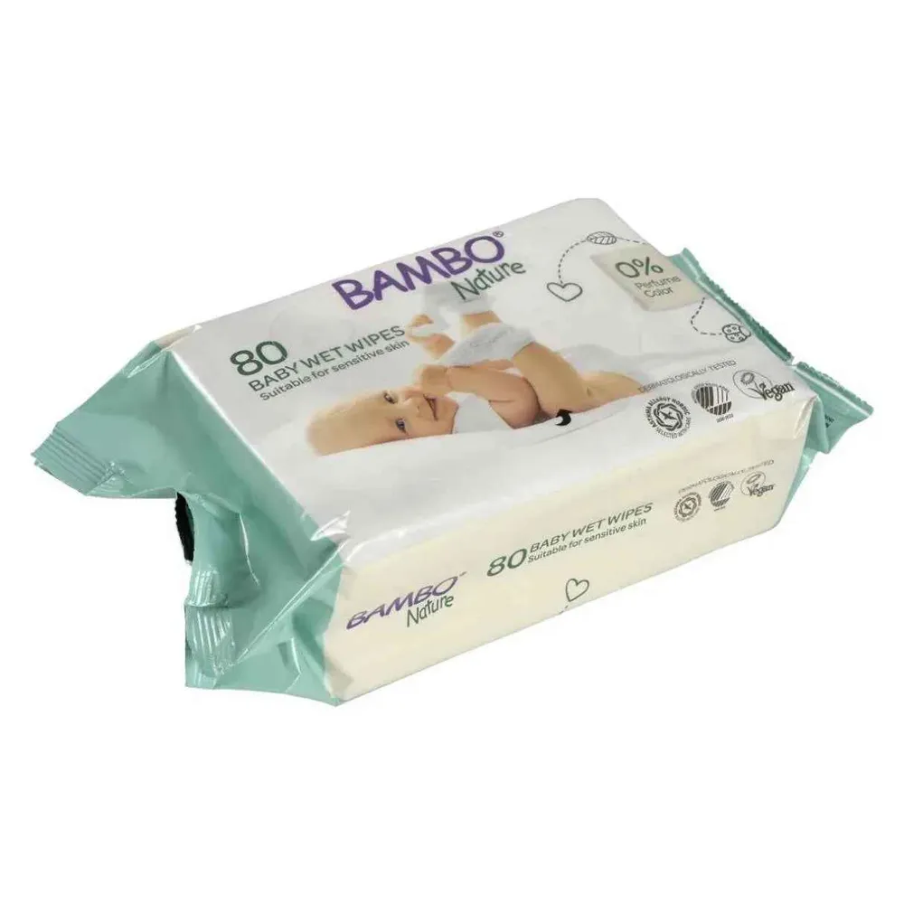 Bambo Nature® vlažne maramice 80 kom
