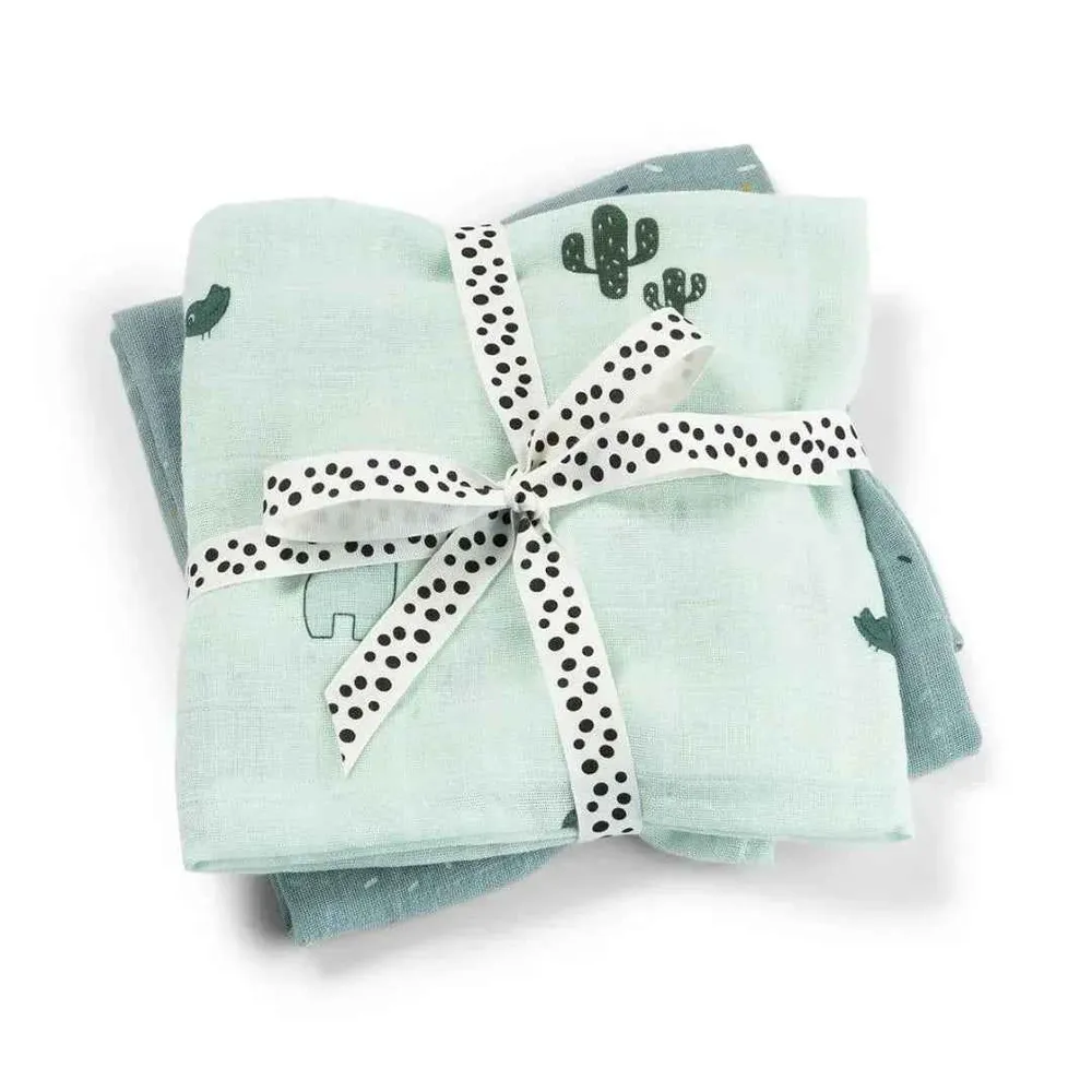 Done Deer® Komplet tetra pelena Lalee Blue 65x65