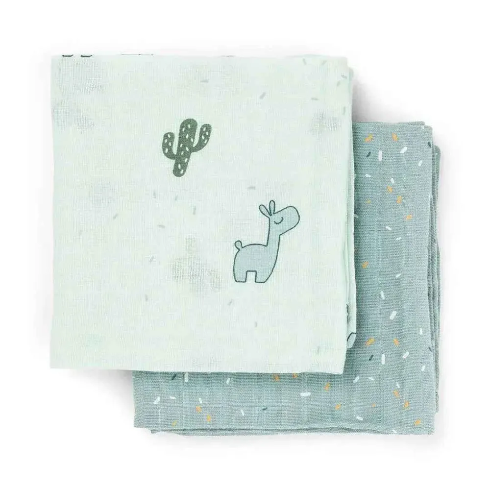 Done Deer® Komplet tetra pelena Lalee Blue 65x65