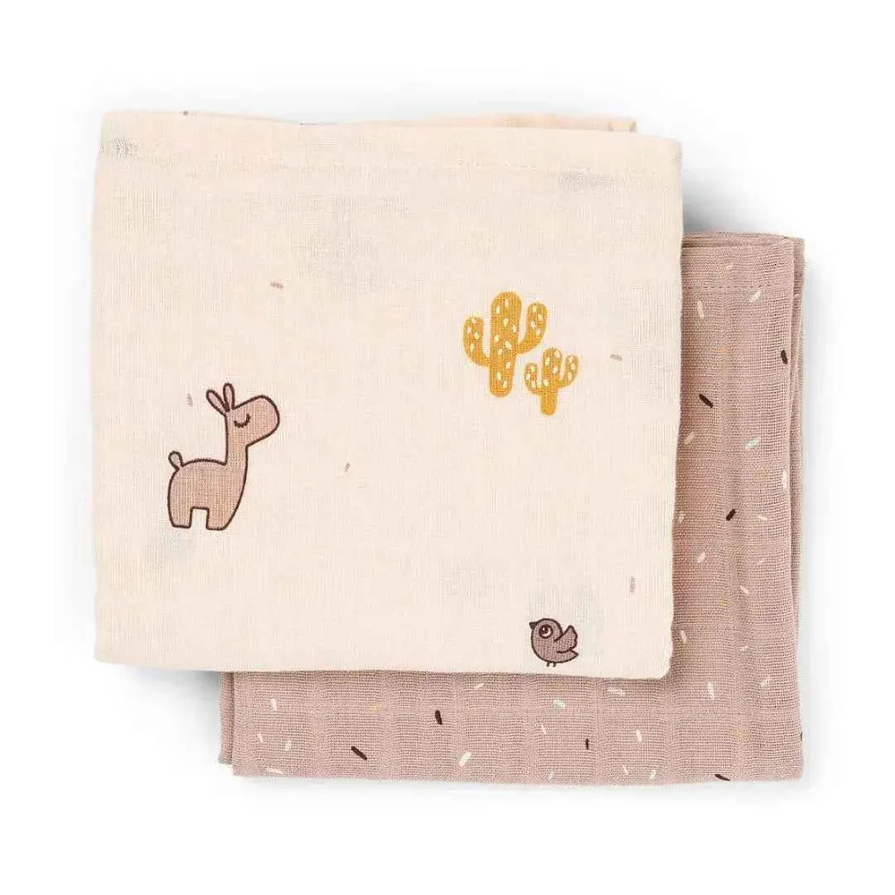 Done Deer® Komplet tetra pelena Lalee Powder 65x65
