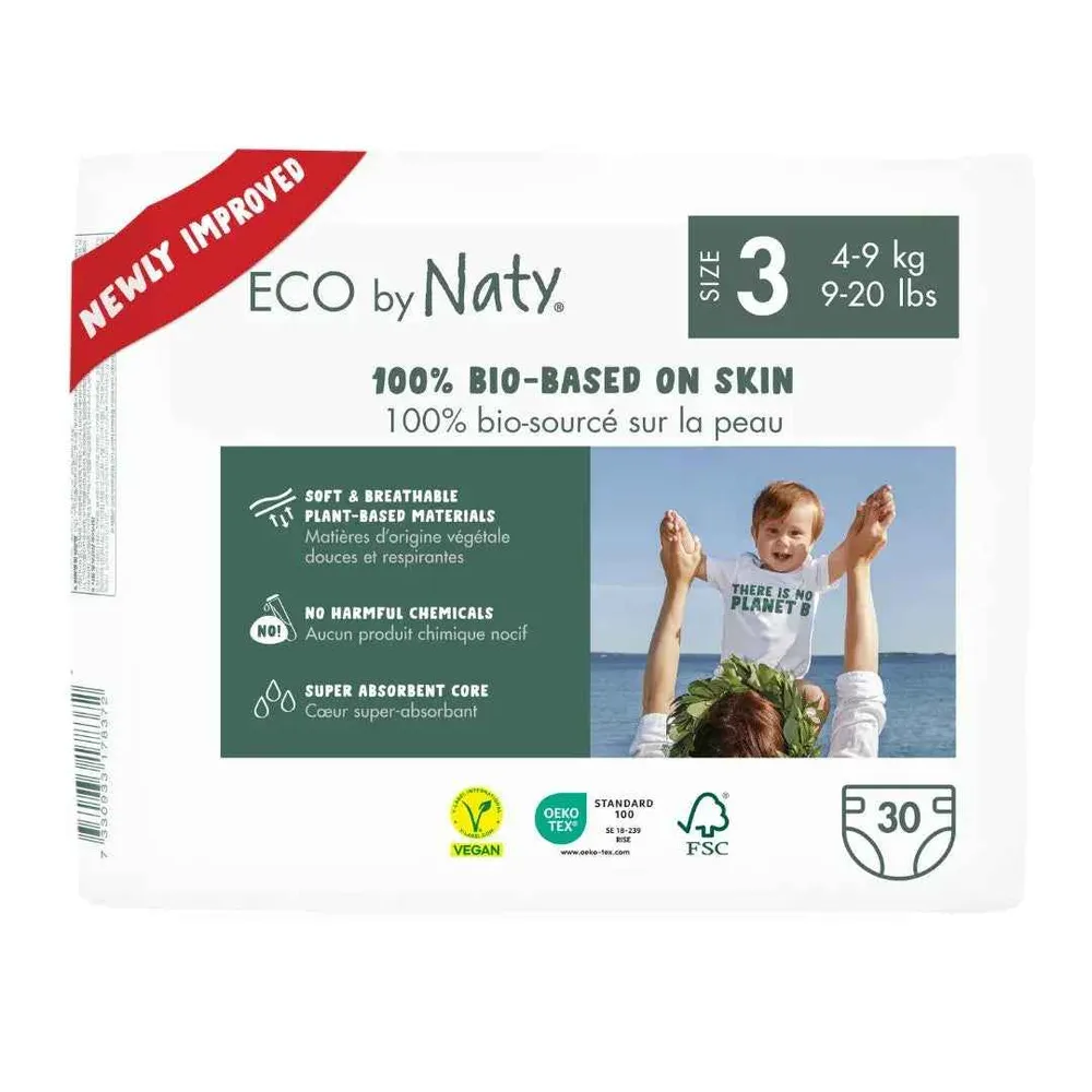 Eco Naty® Ekološke pelene 3 (4-9 kg) 30 komada