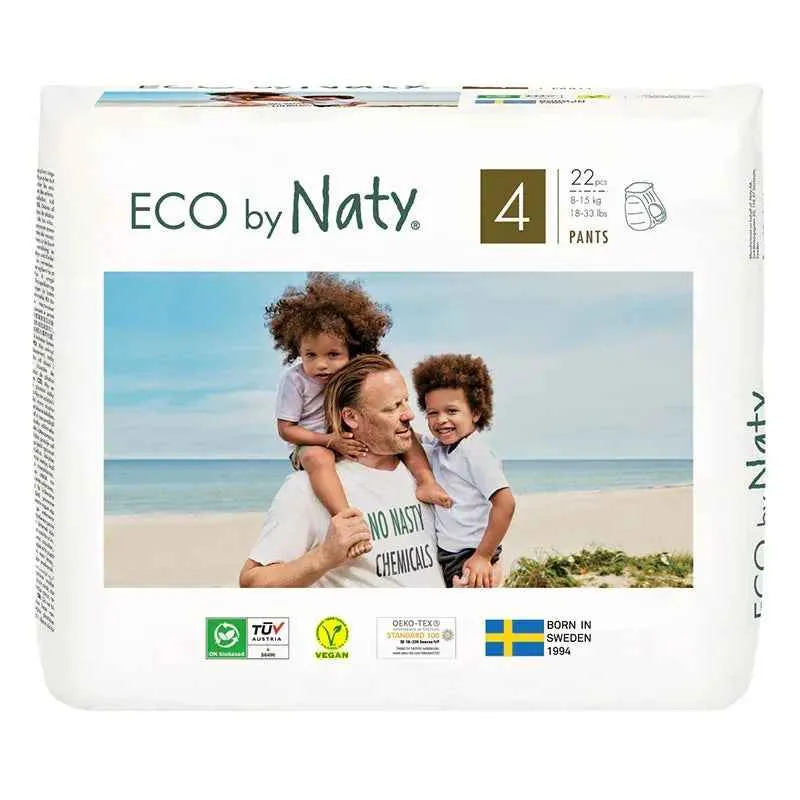 Eco Naty® Pelena gačice 4 (8-15 kg) 22 komada