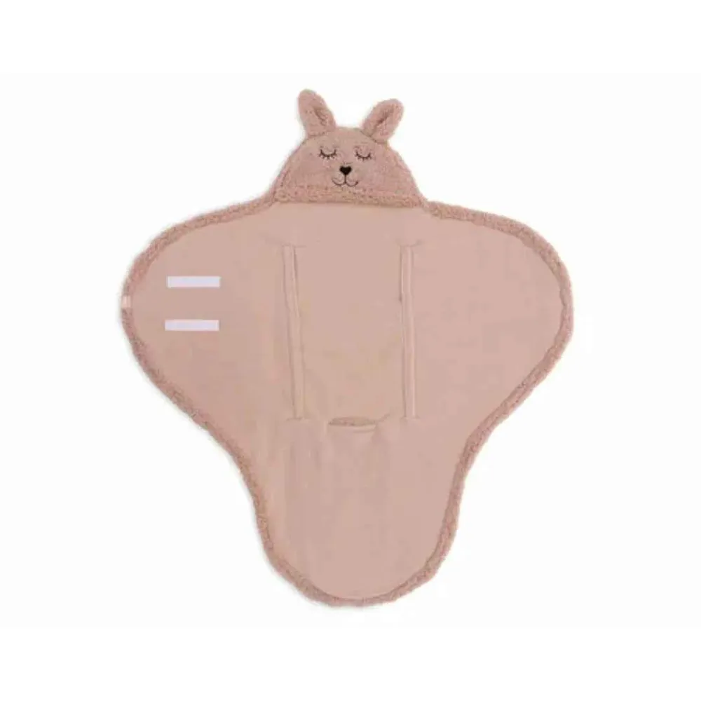 Jollein® Dekica za novorođenče Bunny Wild Rose 105x100