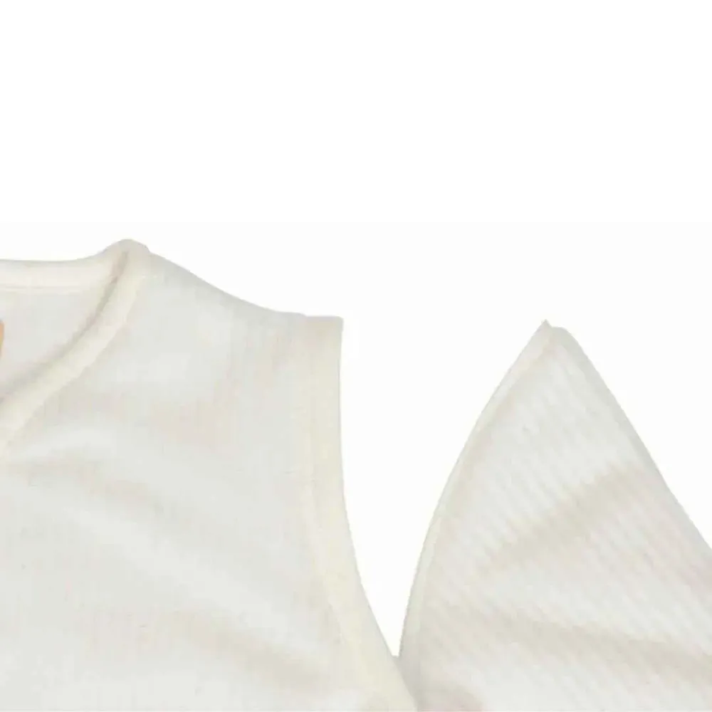 Jollein® Dječja vreć za spavanje s uklonljivim rukavima 60cm Rib Ivory TOG 3.5