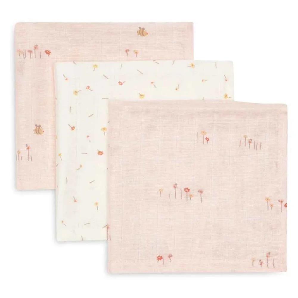 Jollein® Komplet 3 tetra pelene Pretty Picnic 31x31 cm