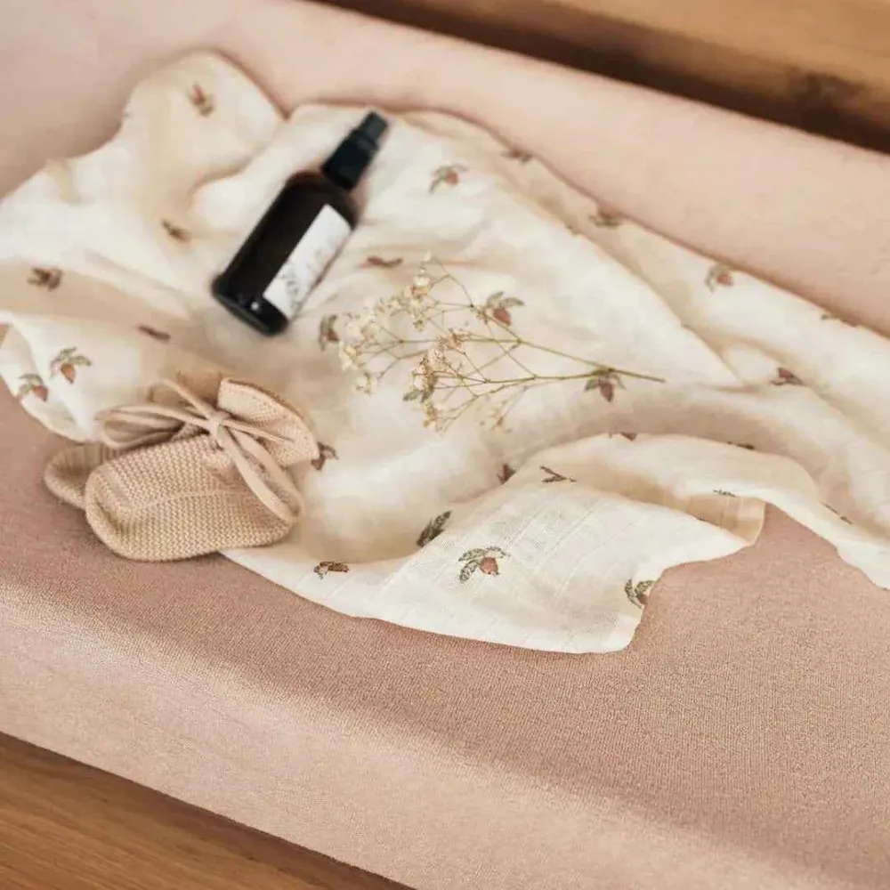 Jollein® Navlaka za podlogu za previjanje 2 komada Terry Wild Rose
