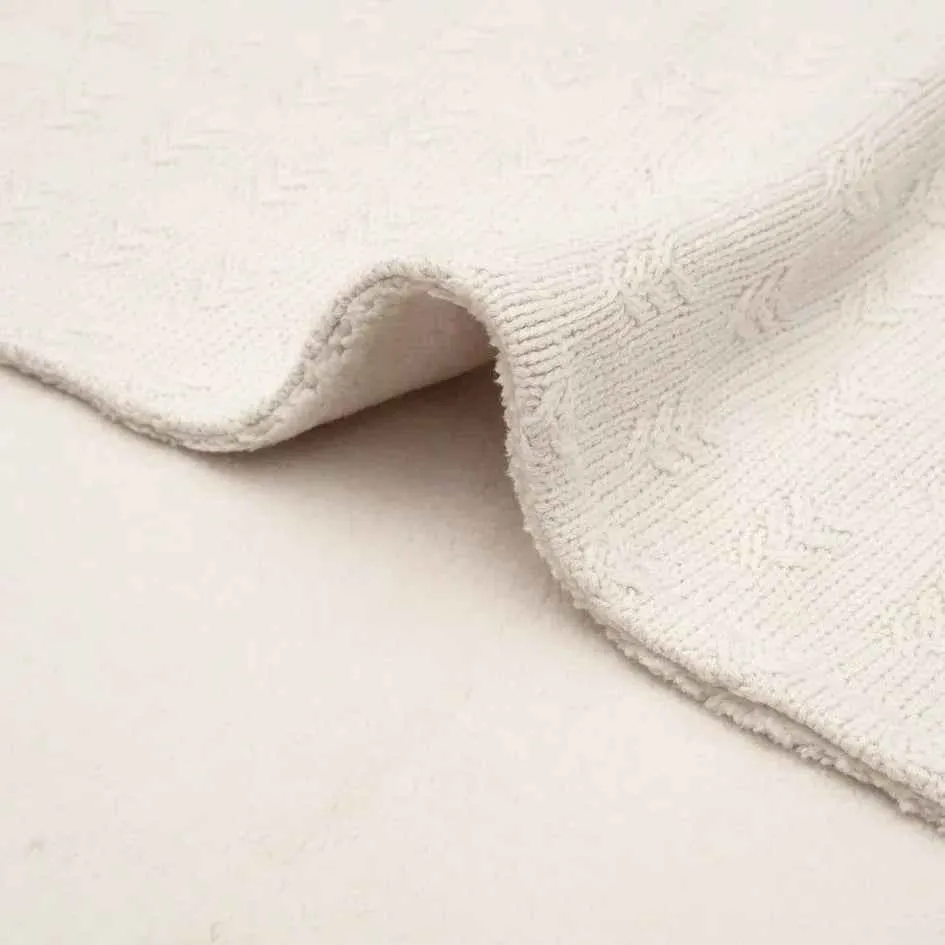 Jollein® Pletena Dekica Grain Knit Oatmeal/Velvet 100x150