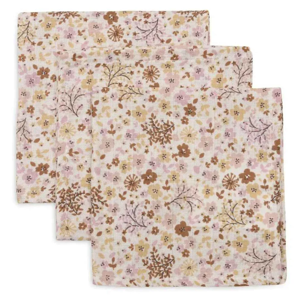 Jollein® Set 3 tetra pelene Flower Fairies 31 × 31 cm