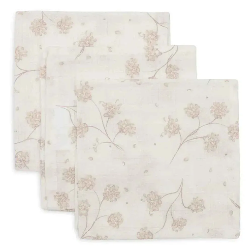 Jollein® Set 3 tetra pelene Leafy Dreams 31 × 31 cm