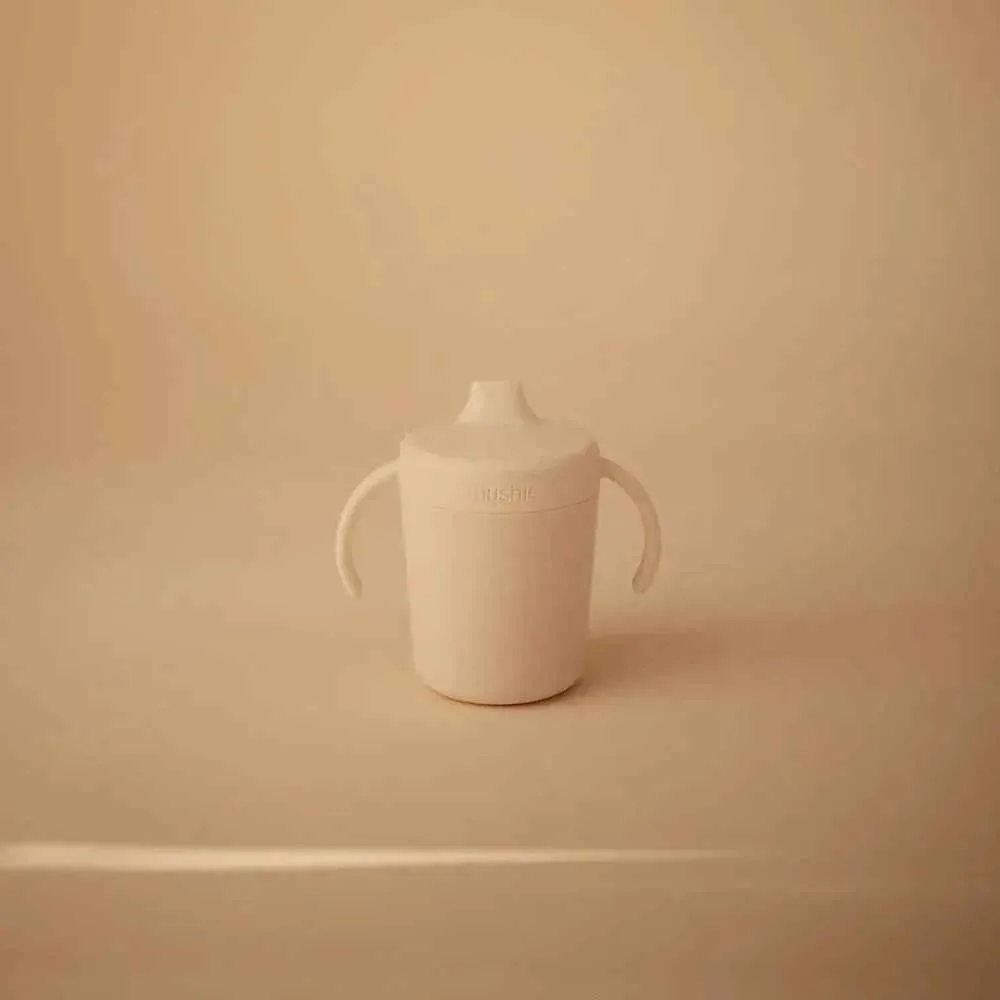 Mushie® Čšica za ućenje pijenja Sippy Cup Ivory