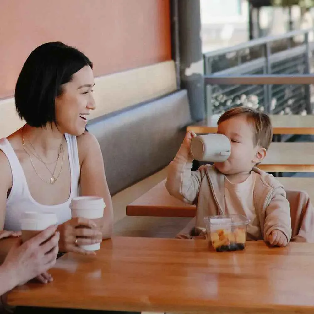 Mushie® Čšica za ućenje pijenja Sippy Cup Sage