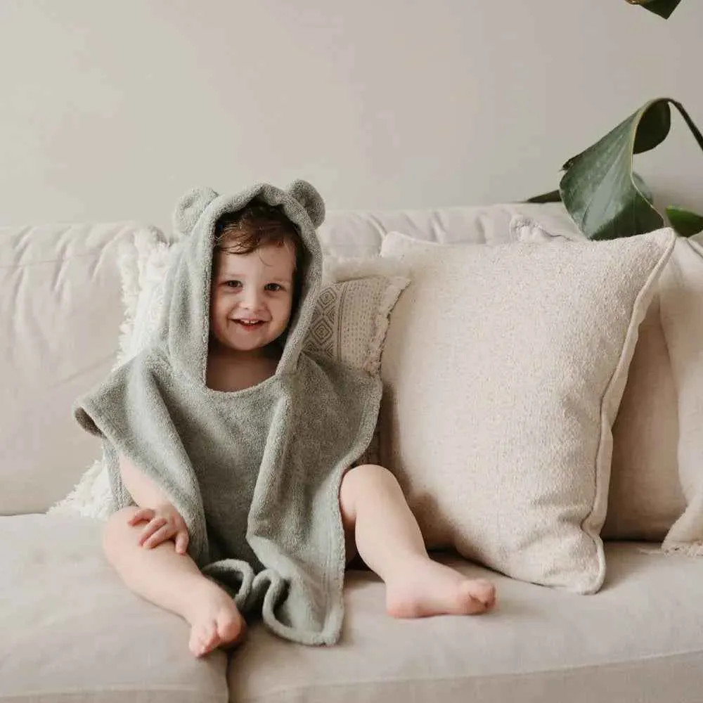 Mushie® Dječji pončo (1-3 G) Bear Fog
