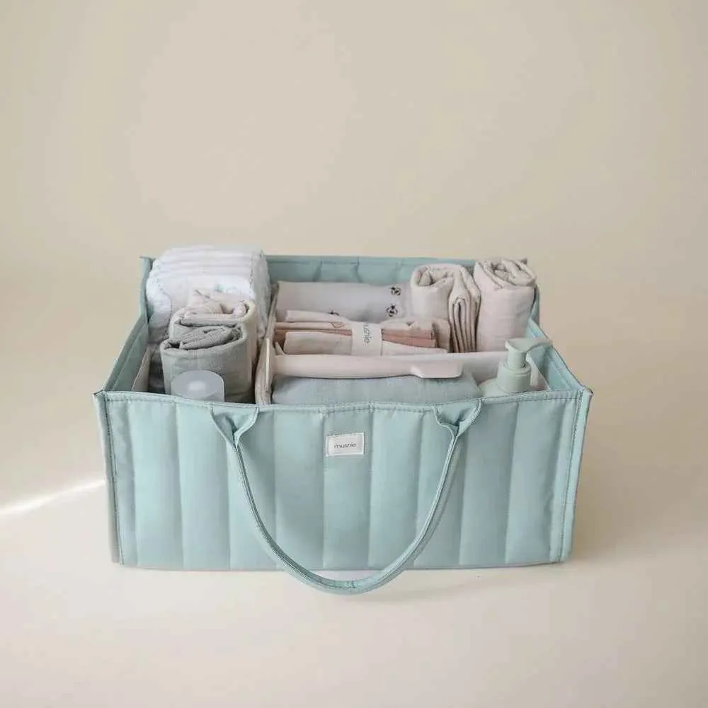 Mushie® Organizator za pelene Roman Green