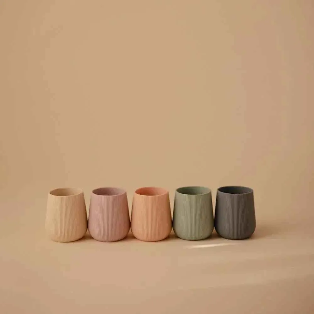 Mushie® Silikonska čšica MINI Sippy Cup Blush