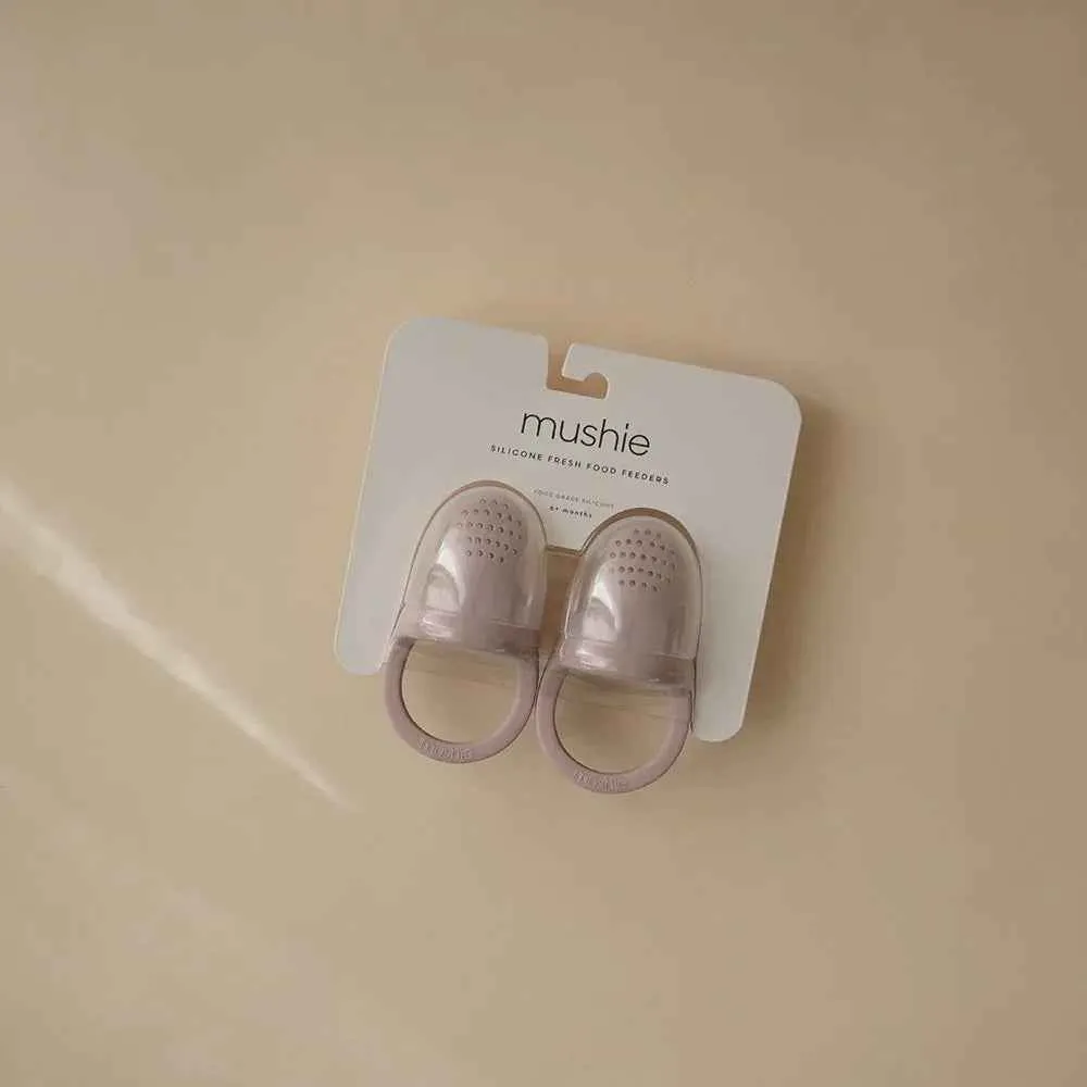 Mushie® Silikonska duda za hranjenje 2 kom Soft Lilac