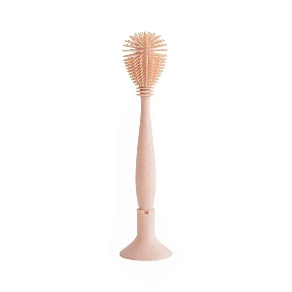 Mushie® Silikonska četkica za čišćenje Blush