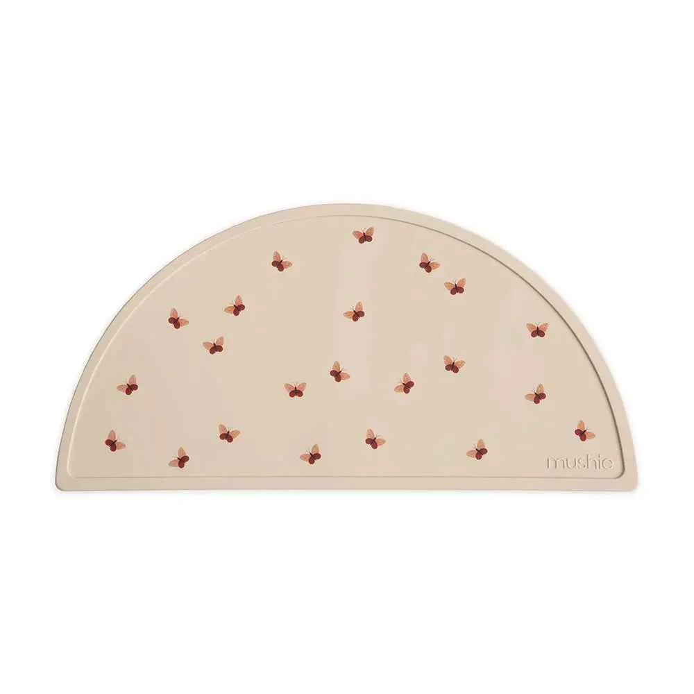Mushie® Silikonska podloga za hranjenje Butterflies