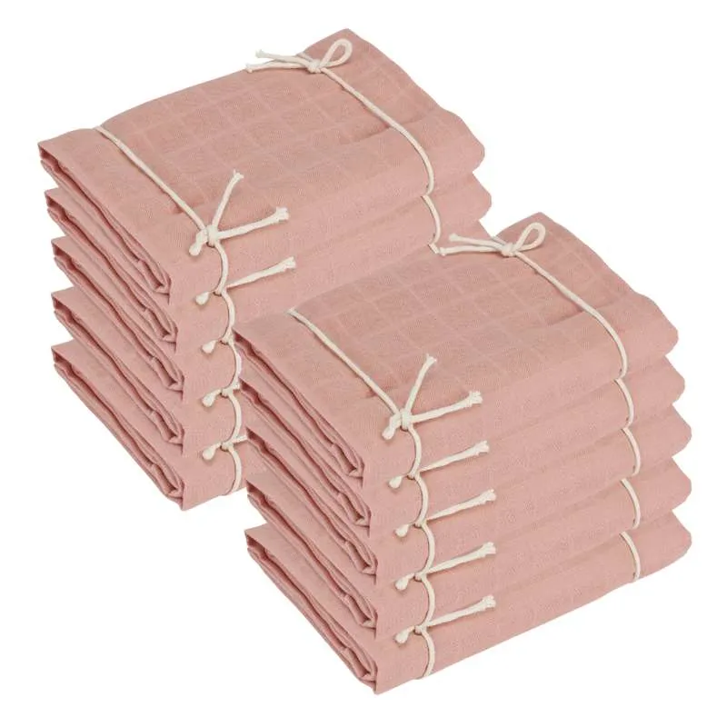 Naturebaby Ekološki Tkaninske pelene/Minisvib - 10-pak - Rose Cloud