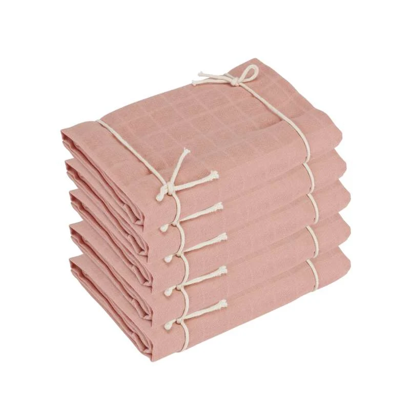 Naturebaby Ekološki Tkaninske pelene/Minisvib - 5-pak - Rose Cloud