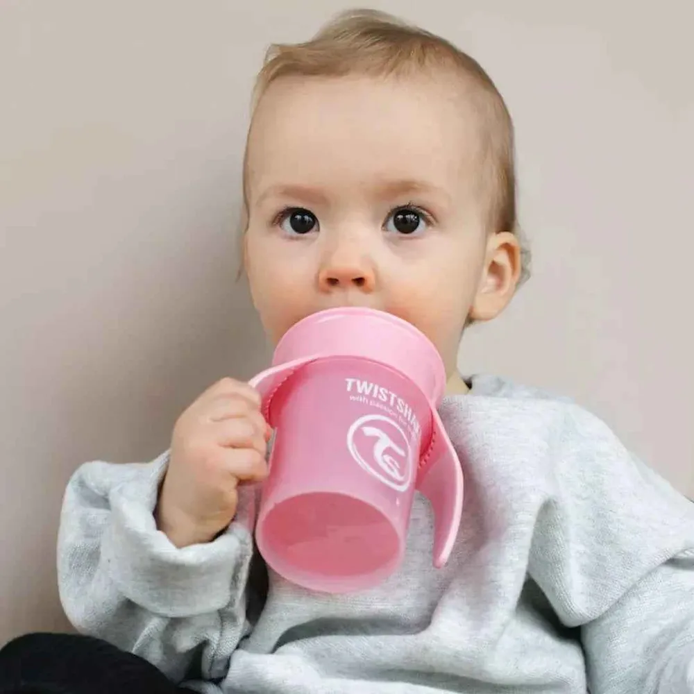 Twistshake® 360 Čšica za ućenje pijenja 230ml Pink