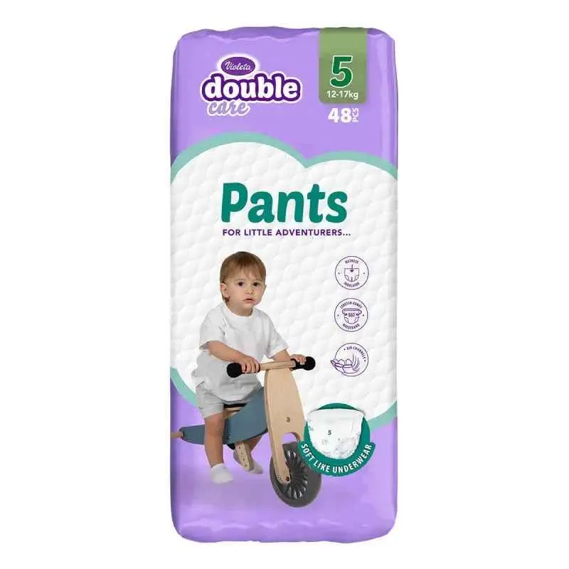 Violeta® Pelena gaćice Double Care 5 Junior (11-17kg) 48 kom