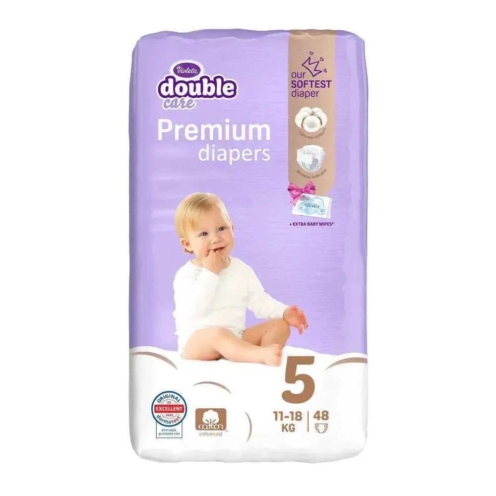 Violeta® Pelene Cotton Premiuim 5 (11-25 kg) 48 kom