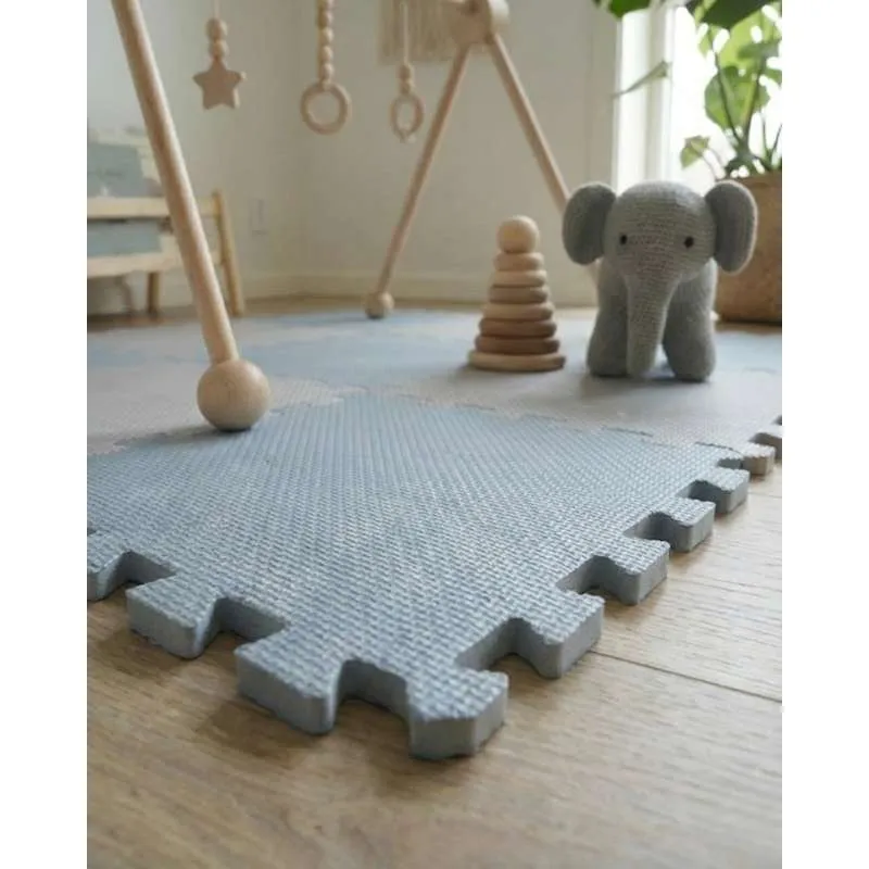Kid'oh Podloga za igru - 2 x 9 komada - Rock/Dusty Blue