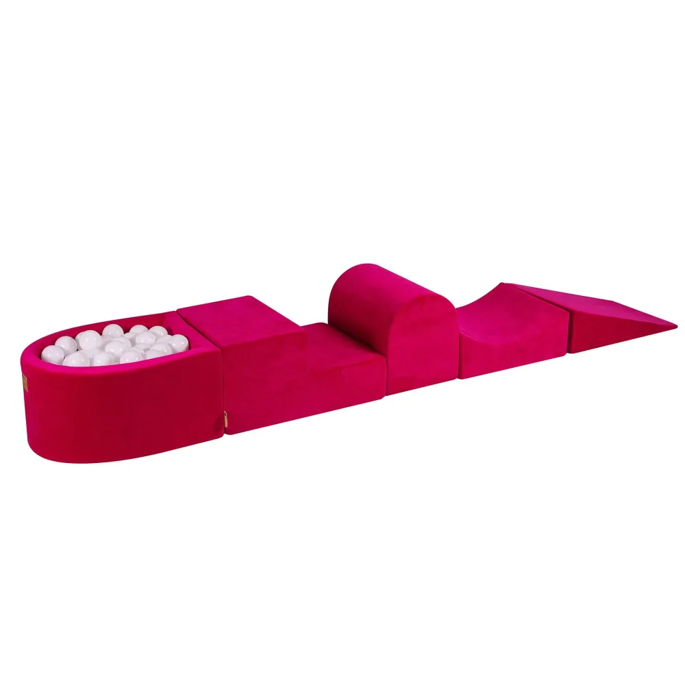 Pjenasto Igralište za Djecu | Loptice po Izboru | Magenta | Velvet