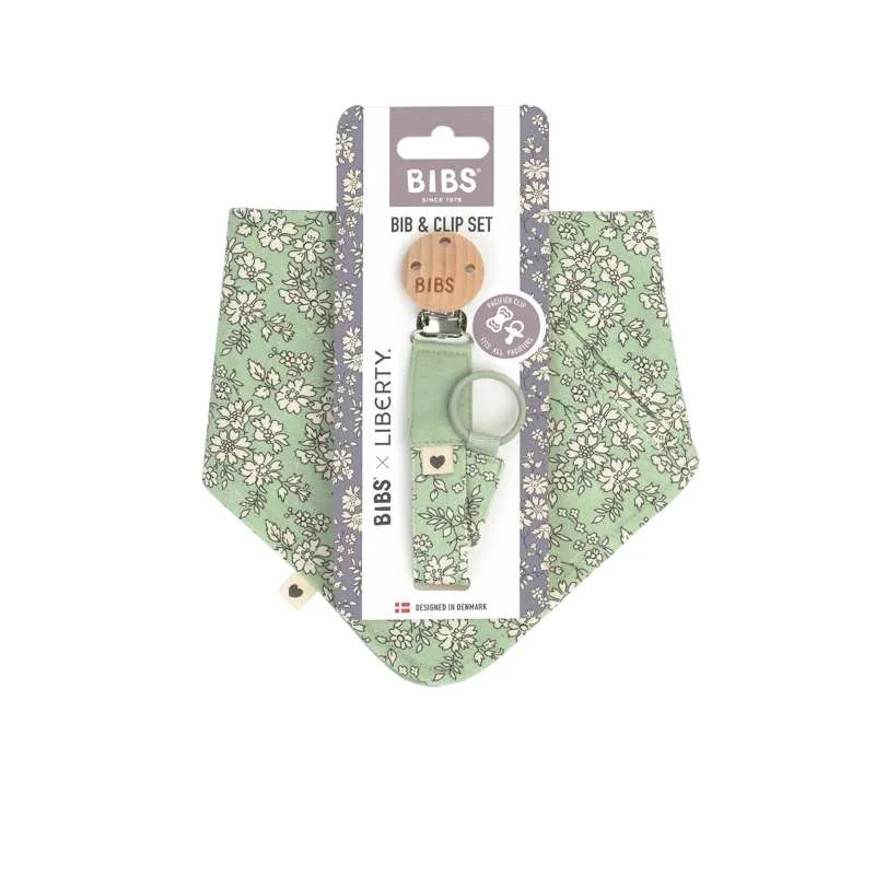 BIBS Dodaci - Bandana Maramica i Ogrlica za Dude - Liberty - Capel/Sage