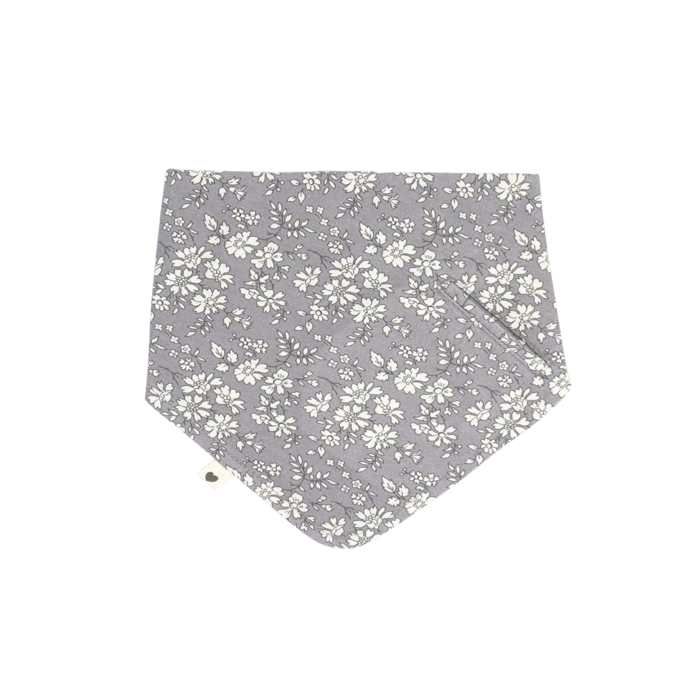 BIBS x LIBERTY Bandana podbradnik - Capel Fossil Grey