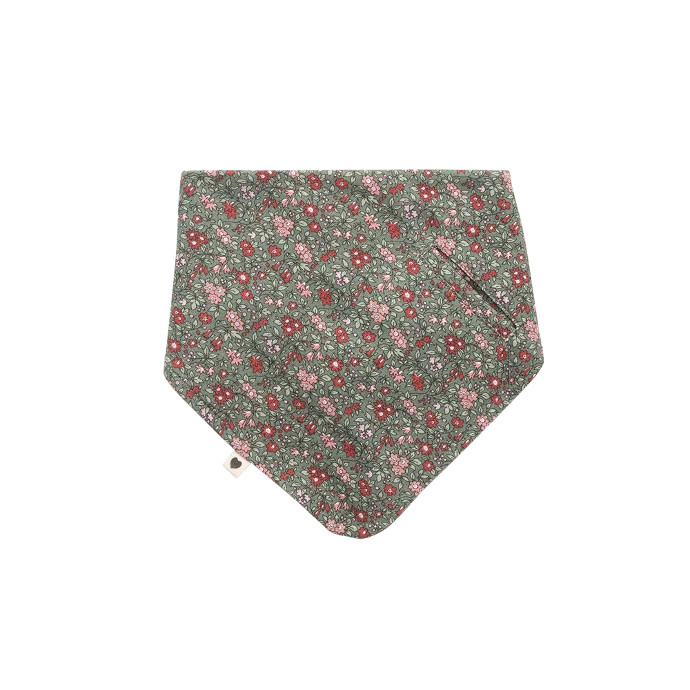 BIBS x LIBERTY Bandana podbradnik - Chamomile Lawn Woodchuck