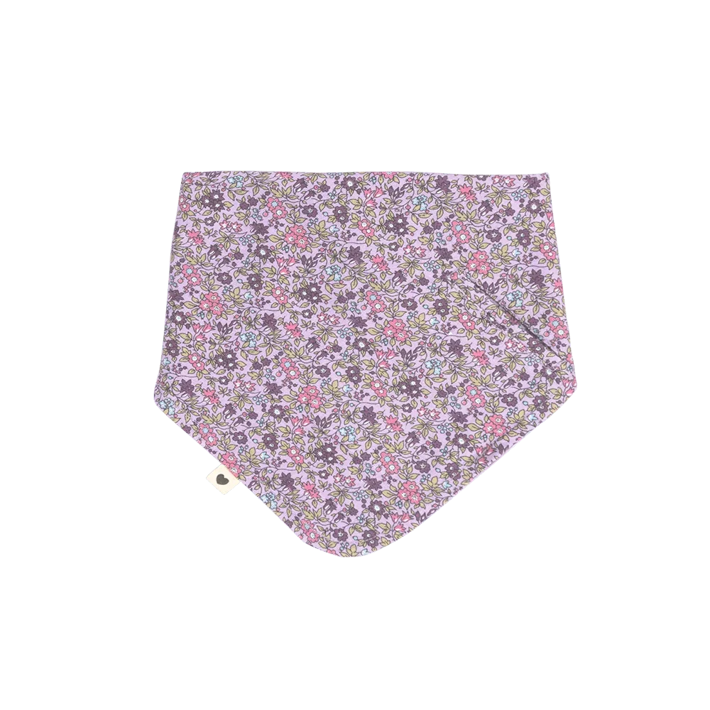 BIBS x LIBERTY Bandana podbradnik - Chamomile Lawn Violet Sky