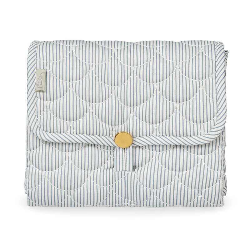 Cam Cam Copenhagen Podloga za igru - Quilted - OCS - Klasične pruge plava/praline