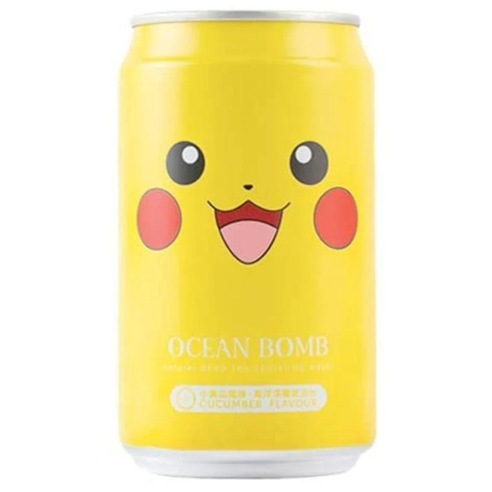 Ocean Bomb Pokemon Pikachu Okus Krastavca Gazirana Voda, piće s okusom krastavca od 330ml