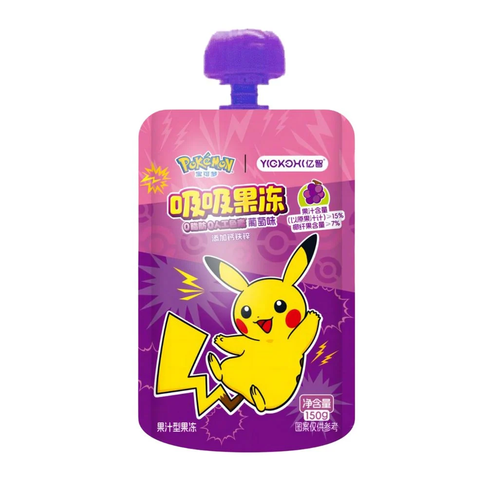 Yizhi Pokemon Pikachu Grape Jelly, žele napitak s okusom grožđ od 150g